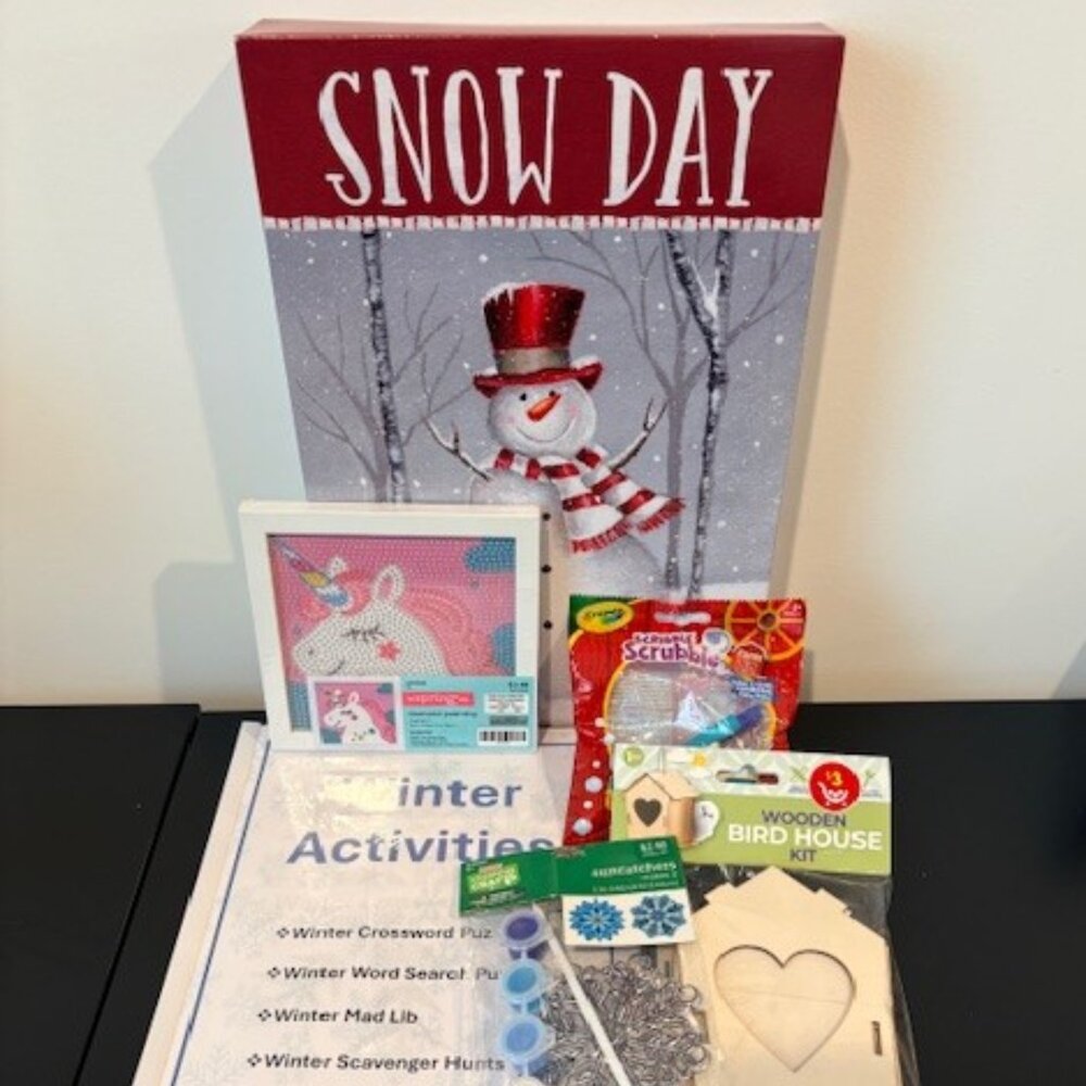 Snow Day Activities - Pack of 8 Activities for Kids to Enjoy (Ages 7-13)